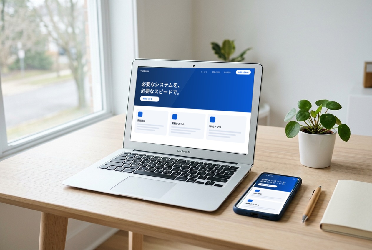 Webアプリ開発のイメージ